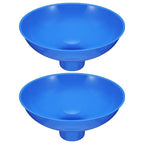 Vesici 2 Pack Extra Large Wide Mouth Funnel 2.5" x 10" Multi Purpose Filling by Vesici
