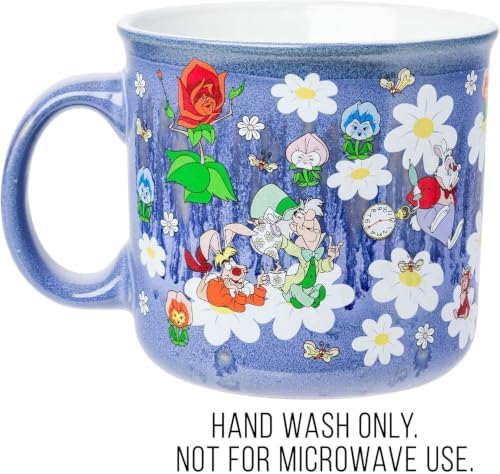 Silver Buffalo Disney Alice in Wonderland Ombre, Ceramic Camper Mug, 20oz - Image 3