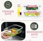 KOMUEE 30 Pieces Glass Food Storage Containers Set, Meal Prep Containers Set - Image 4