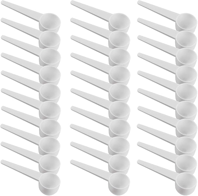 Twdrer 40-Piece 15ml Food Grade Plastic Measuring Spoons & Coffee Scoops by Unknown