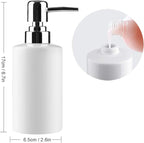FE Soap Dispenser, 300ml/10oz Ceramic Liquid Soap Pump Dispenser, Refillable - Image 3