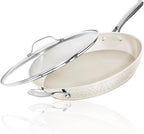GOTHAM STEEL HAMMERED 14 Inch Non Stick Frying Pans by GothamSteel