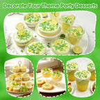 Edible Green Yellow White Sprinkles,Confetti Pearls Jimmies Sugar Sprinkle - Image 5