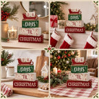 Christmas Countdown Decorations Indoor, Christmas Table Decor for Home - Image 6