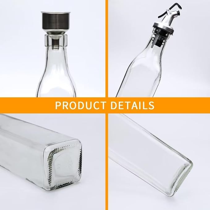 Salzesfalls 8 Pack 17oz Olive Oil Dispenser Bottle, Oil Dispenser - Image 3