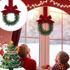 Retrowavy 12 Pcs Small Christmas Kitchen Cabinet Wreaths with Ribbon - Image 5