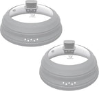 2 Pack Microwave Splatter Cover Glass Guard Lid by GGG-GLOU-GLOUGOOSE