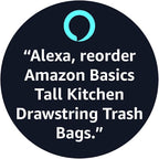 Amazon Basics Tall Kitchen Drawstring Trash Bags, Clean Fresh Scent, 13 Gallon - Image 5