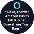 Amazon Basics Tall Kitchen Drawstring Trash Bags, Clean Fresh Scent, 13 Gallon - Image 5