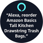 Amazon Basics Tall Kitchen Drawstring Trash Bags, Sturdy and Tear Resistant - Image 4