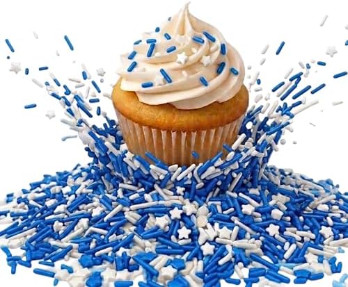 Manvscakes Sprinkles- Edible Cake and Cupcake Sprinkles with Assorted Shapes and Sizes for Parties, Metallic Sprinkle Mix for Cookies, Ice Cream, Cake and Cupcake Decorating - Image 5