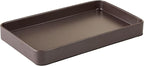mDesign Modern Decorative Metal Guest Hand Towel Tray Holder Organizer - Image 8