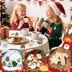 Christmas Cookie Cutters - 18 Pcs Holiday Cookie Cutter Set - Santa Face, Christmas Tree, Snowflake, Gingerbread Men, Snowman and Candy Cane Shapes Cookie Molds for Winter Holiday DIY Baking - Image 2