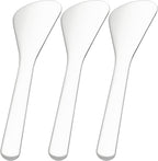Pndeyo 3pcs Mini Stainless Steel Makeup Spatula, Reusable Cosmetic Cream by Pndeyo