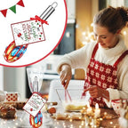 Nuogo 12 Sets Christmas Whisk Gift Set with Cards, 8 Inch Stainless Steel - Image 4