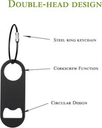 5 PACK Stainless Steel Flat Bottle Opener - Image 3