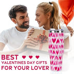 Valentines Gifts 40 oz Tumbler with Handle and Straw Lid,Cute Valentine's Gift for Her Women Girlfriend Wife Pink Love Hearts Vacuum Insulated Leak Proof Stainless Steel Coffee Cup Mug - Image 7