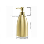 304 Stainless Steel Soap Dispenser 16oz Rust-Proof Liquid Soap Pump Bottle - Image 3