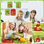 Jingmore 12 Pcs Christmas Pot Holders Bulk with Pocket Lime Green Xmas Pot Holders for Kitchen Red Green Santa Hot Pads and Oven Mitts Farmhouse Oven Gloves for Christmas Baking Cooking Gift - Image 5