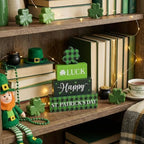 4Pcs st patricks day decorations, Wooden Table Decor for St. Patrick's Day - Image 5
