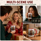 Highland Cow Gifts for Women, Christmas Mugs with Festive Red Handl - Image 6