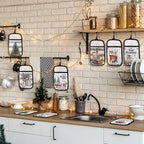 Jingmore 12 Pcs Christmas Winter Pot Holde with Pocket for Kitchen 7 x 9'' - Image 2