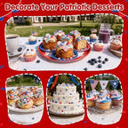 Edible Red White Blue Confetti Sprinkles,Patriotic Fireworks Sprinkles,130g - Image 5