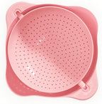 Kitchen Pro Double Rotatable Colander, Kitchen Sink Drainer by Unknown