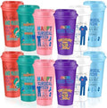 SiliFine 12 Pcs Christmas Surgical Tech Gifts Bulk 16 oz Surg Tech Tumblers by SiliFine