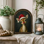 Christmas Reindeer Arched Decor, Rudolph Table Sign, 5.9x7.9 - Image 6