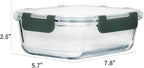 Glass Meal Prep Containers, Glass Food Storage Containers, Airtight lunch - Image 2
