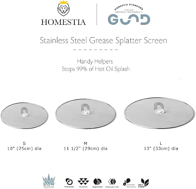 Homestia Splatter Screen for Cooking - Image 9