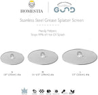 Homestia Splatter Screen for Kitchen, Stainless Steel Fine Mesh Splatter Screen - Image 9