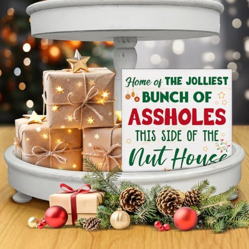 Funny Christmas Decor, Christmas Home Decorations, Home of The - Image 7