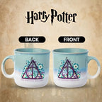 Silver Buffalo Harry Potter Deathly Hallows Reactive Glaze Camper Mug, 20oz - Image 2