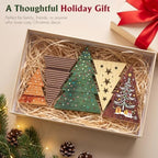 Christmas Decor 5 Pcs Wooden Tabletop Christmas Tree Decorations Sign - Image 6