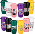 SiliFine 12 Pcs X-Ray Tech Week Gifts Bulk 16 oz Tumbler Radiology Gifts by SiliFine