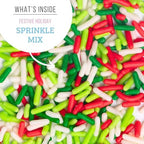 Sweets Indeed Christmas Cookie Cutters with Sprinkle Mix, Baking and Decorating Kit - Image 3