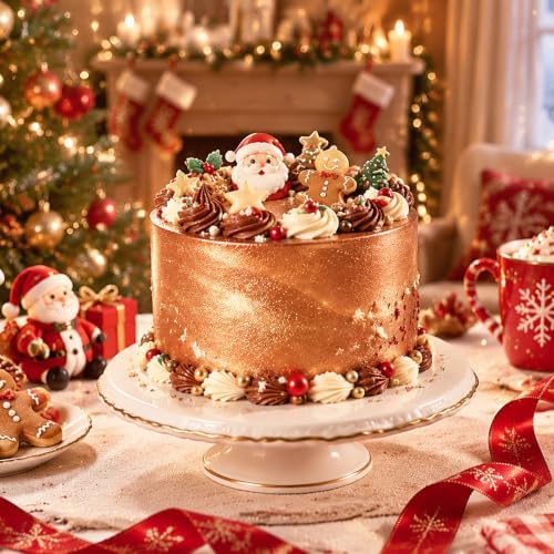 Edible Brown Glitter for Drinks,Christmas Shimmer Powder for Cake Baking - Image 4