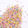 Edible Sprinkles for Cake Decorating 4.23 ounce Pink Heart Sprinkles Topper Cookie Rainbow Cake Sprinkles for Cupcakes Candy Ice Cream Chocolate Nonpareils Sugar Pearl for Wedding Valentine Christmas Party by cobakey-DessertDecorations