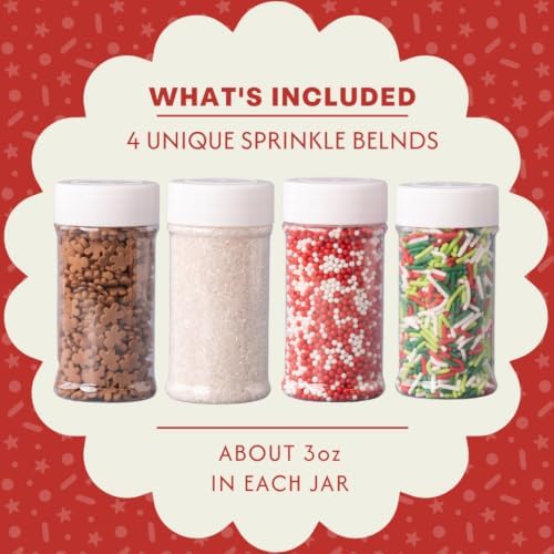Sweets Indeed Gingerbread Sprinkle Mix, 4 Pack, 10.90 oz - Image 3