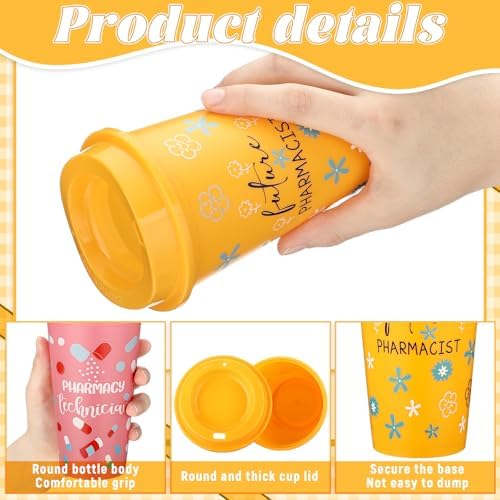 SiliFine 12 Pcs Pharmacy Week Gifts Bulk 16 oz Pharmacist Tumblers Gifts - Image 4