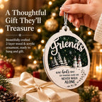 Friend Ornament 2026, Ornaments for Friends Women Friendship Ornament, Bestie, Friendship Christmas Ornaments Decorations Sentimental Gift Xmas Decor - Image 5