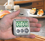 Elegant Digital Kitchen Timer Stainless Steel - Image 5