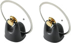 Nihow Pot Lid Holder: Stable Ceramic Pan Lid Holder by Nihow