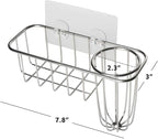 HULISEN 3-in-1 Sponge Holder for Kitchen Sink - Image 5
