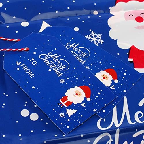 CCINEE Giant Christmas Gift Bags, Christmas Santa Claus Sacks for Oversized Gift Bag Jumbo Gift Bag(36"x44") with Tag Card and Tie String - Image 3
