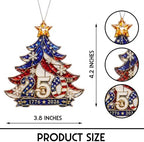 Christmas Decorations - Christmas Ornaments - 250 Anniversary USA Merchandise - Christmas Ornament 2026 - Stocking Stuffers - Gifts for Family Coworker car Hanging Accessories - Image 4