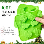 Christmas Chocolate Silicone Molds, 6 PCS - Image 3