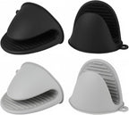 4 PCS Silicone Oven Mitts Heat Resistant Mini Oven Gloves by Libemskix